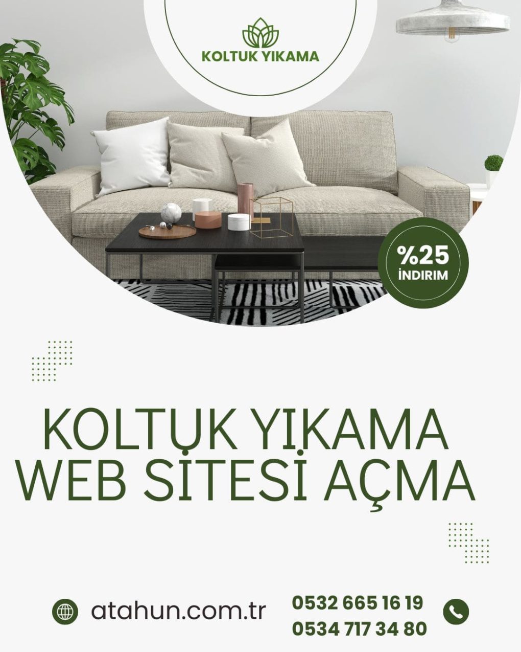 koltuk yıkama web tasarım firyatları