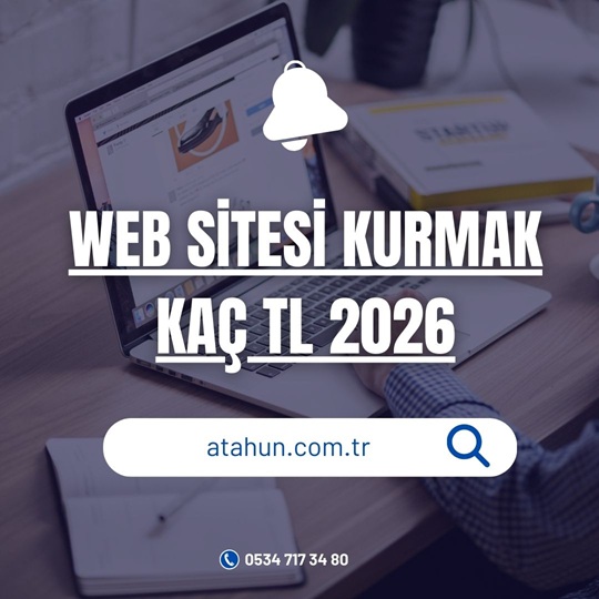 web sitesi kurmak kaç TL 2026